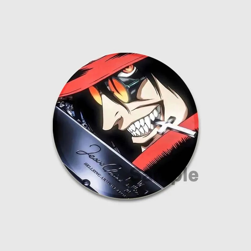 Hellsing Ultimate Tinplate Brooch