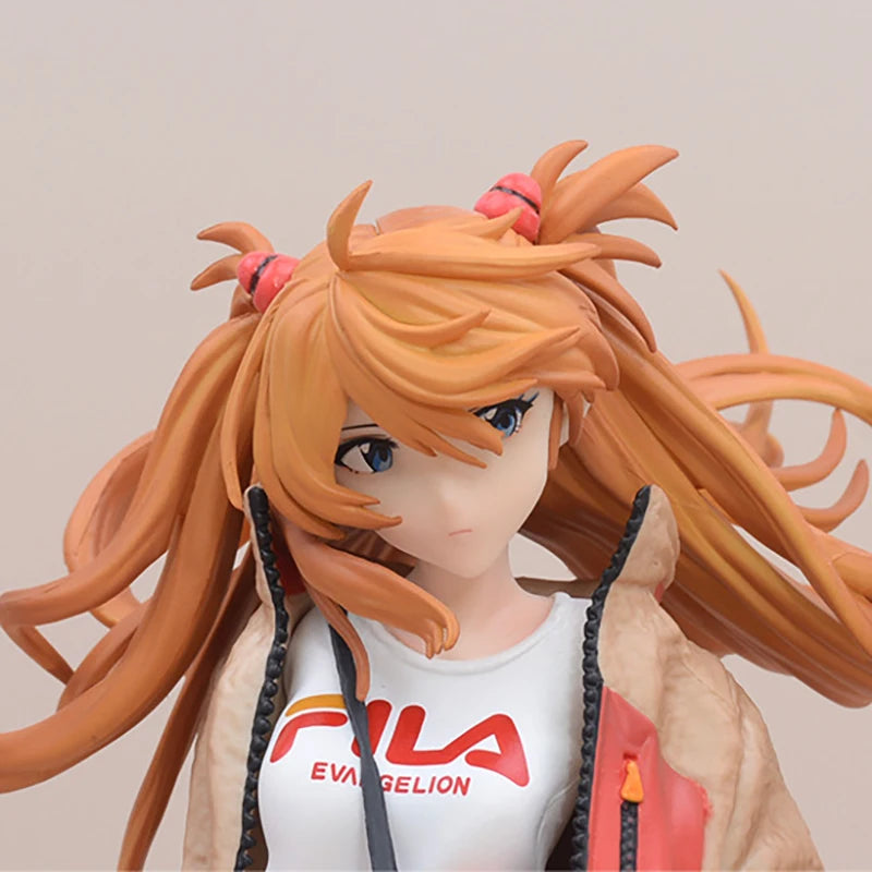 23CM EVA Anime Figure Asuka Langley Soryu Tide Brand Costume
