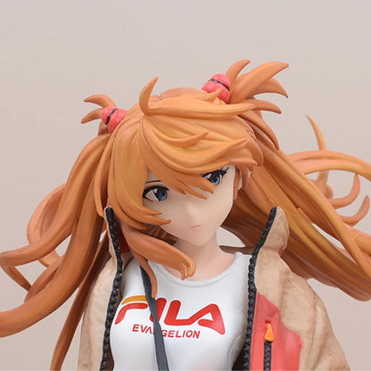23CM EVA Anime Figure Asuka Langley Soryu Tide Brand Costume