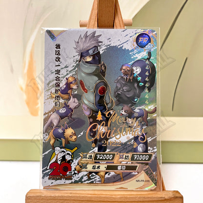 Kayou Naruto PR Full Set No 1-38 Uchiha Sasuke Uzumaki Naruto Sakura Haruno Kakashi Rare Anime Collectible Trading Cards Toy Gif