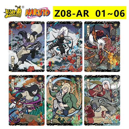 Kayou Naruto Card Set AR CR MR UR PTR SSR SR R T2W9 T4W8 Full Series Uzumaki Sasuke Hinata Uchiha Anime Collection Cards Toy Gif