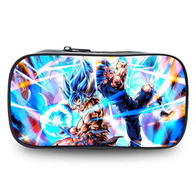 Dragon Ball pencil case cartoon anime merchandise durable Oxford cloth stationery box student study supplies printed storage bag
