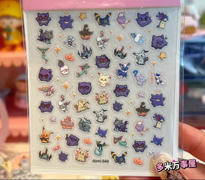 Pokémon Eeveelution Nail Stickers