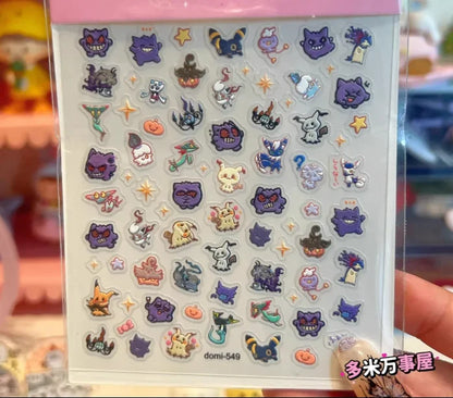 Pokémon Eeveelution Nail Stickers