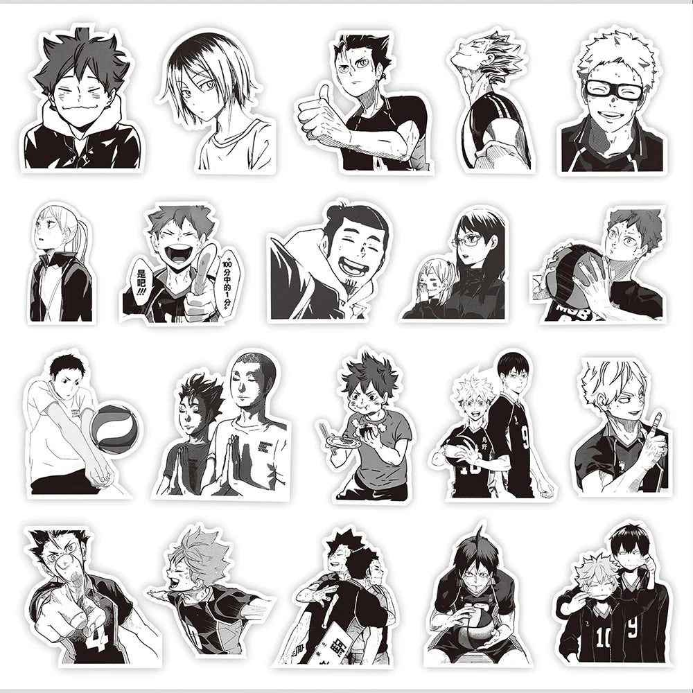 Haikyuu!! Graffiti Waterproof Stickers