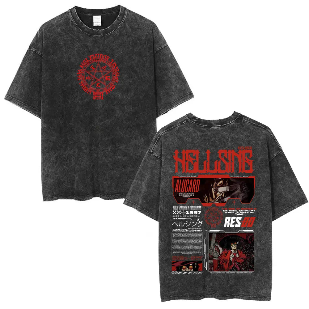 Hellsing Ultimate Alucard Washed T-Shirt