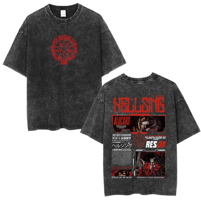 Hellsing Ultimate Alucard Washed T-Shirt