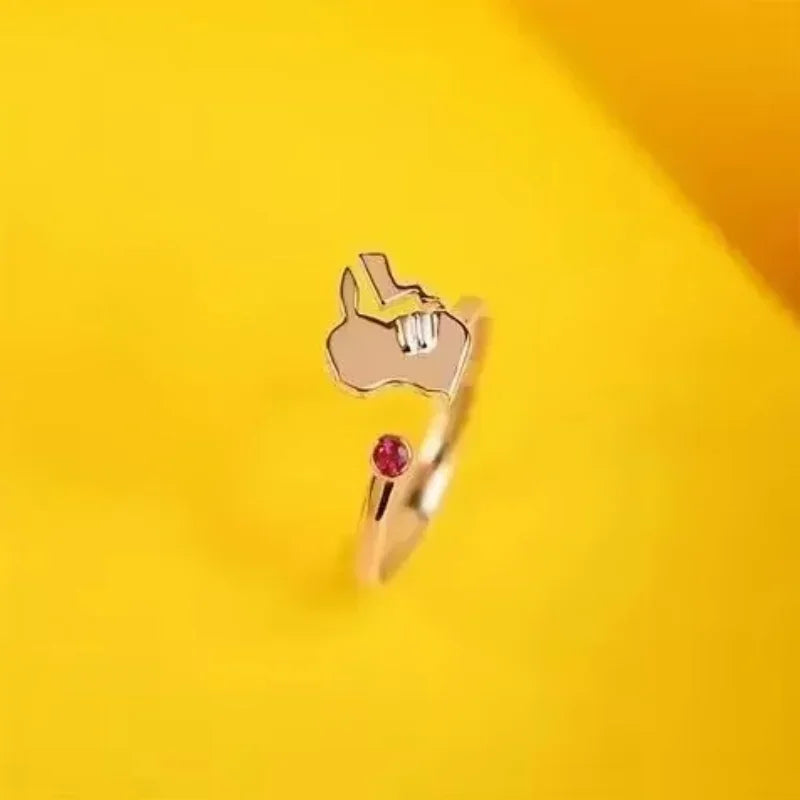 Pokemon Litwick Dragonair Ring