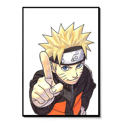 Naruto Uzumaki Frameless Canvas