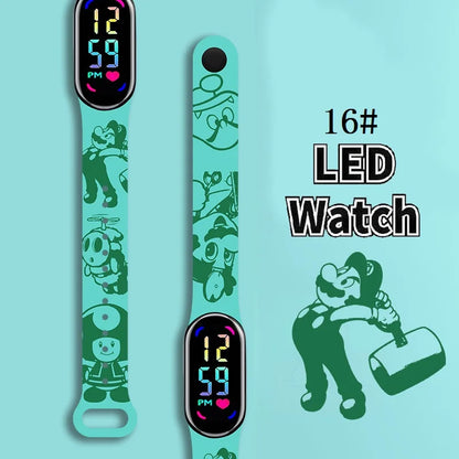 Kids LED Watch Touch Control Digital Silicone Strap