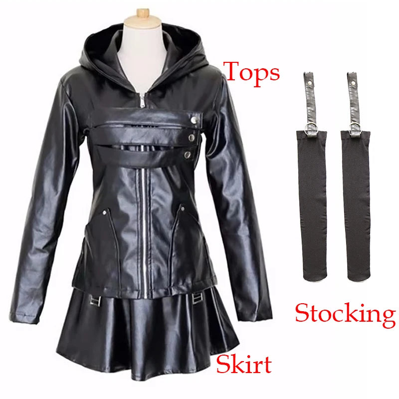 Anime Tokyo Ghoul Touka Kirishima Cosplay Costume Full Set Uniform