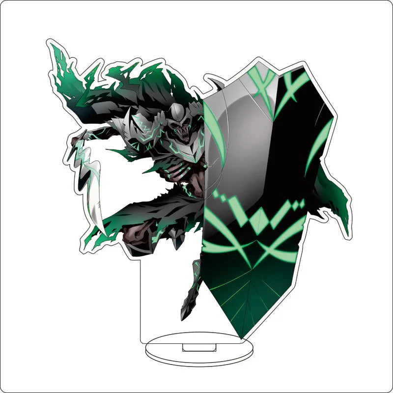 Anime Overlord Acrylic Stand Ornaments Ainz Ooal Gown Shalltear Bloodfallen albedo Cocytus Figure Stand Halloween Gifts