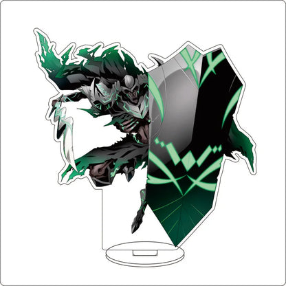 Anime Overlord Acrylic Stand Ornaments Ainz Ooal Gown Shalltear Bloodfallen albedo Cocytus Figure Stand Halloween Gifts