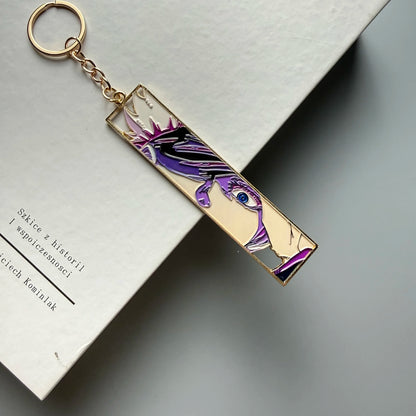 Anime Jet Metal Keychain
