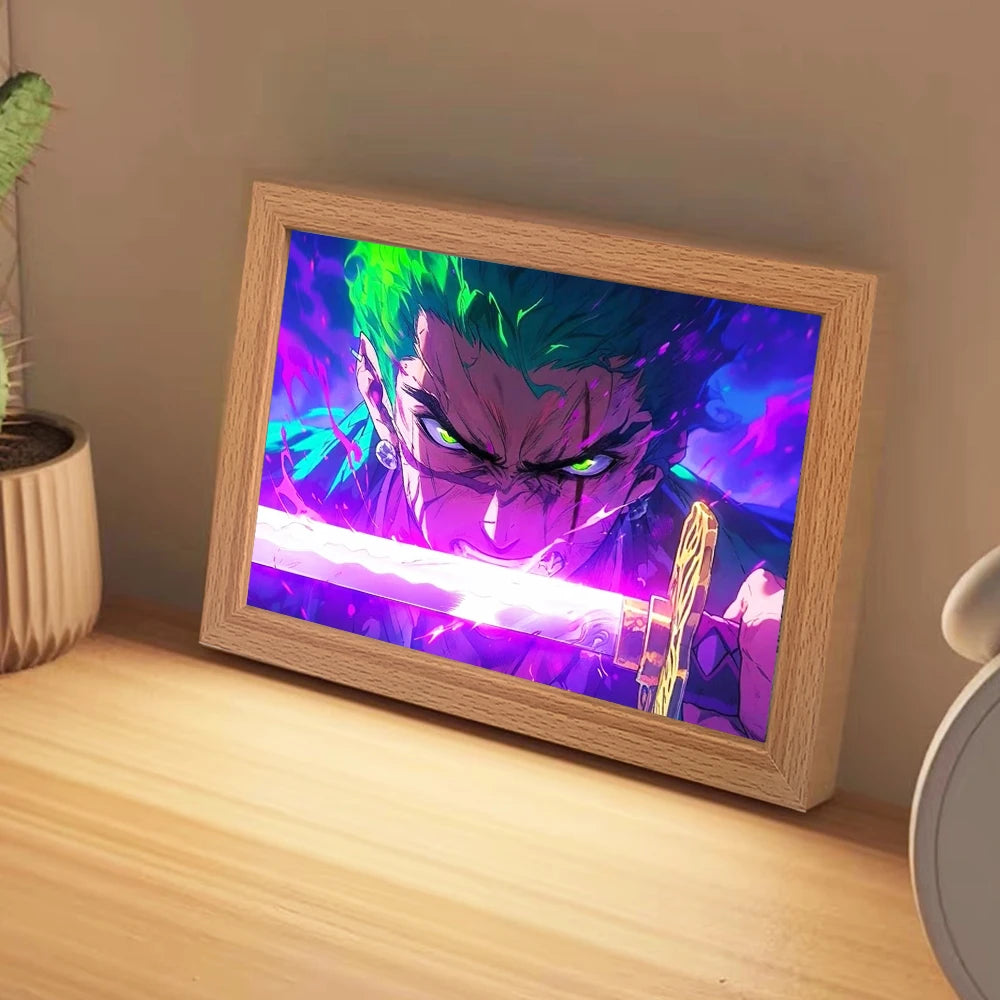 One Piece Luffy LED Frame