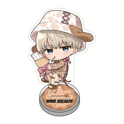 WIND BREAKER Brown Safari Acrylic Stand