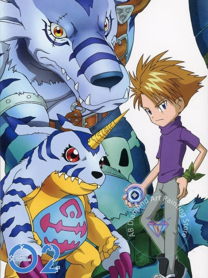 Digimon Agumon Diamond Painting