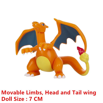 Pokemon 4-13Cm Toys Model Cartoons Movie Anime Figure