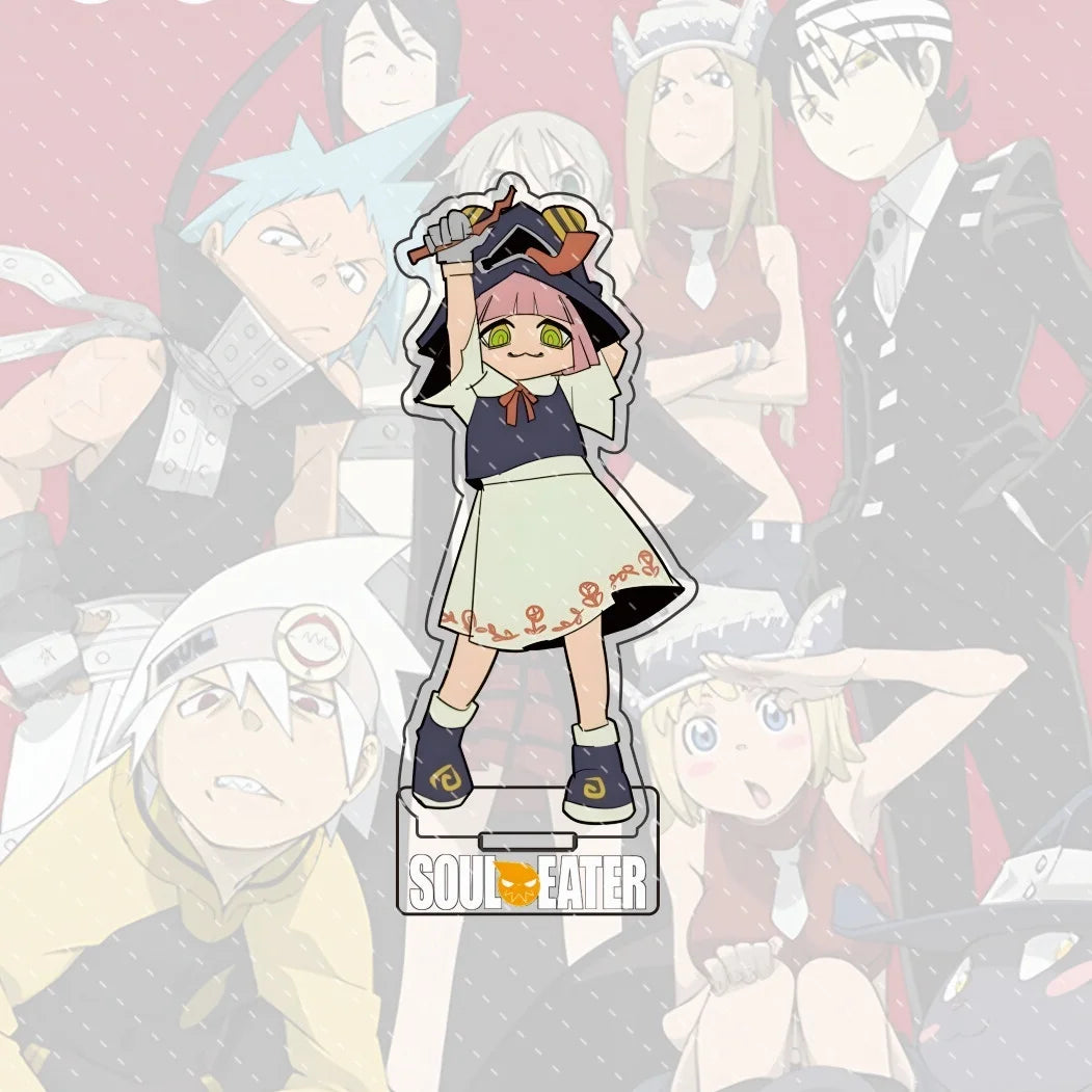 Anime“Soul Eater”Acrylic Character Tsugumi Harudori, Kid Standing Model Stand Exquisite Desktop Decoration Halloween Gift 15CM