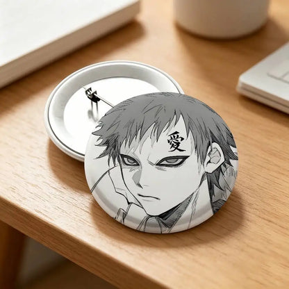G-Gaara Badges Tinplate Soft Button Pin Brooch Metal Badge Custom Jewelry Accessories Hat Bag Lapel
