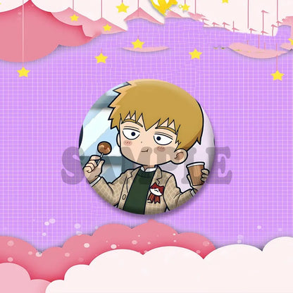 Mob Psycho 100 Character Lapel Pin