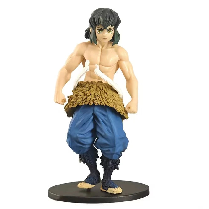 Anime Figure Demon Slayer Figures Kimetsu No Yaiba Doll Tanjiro Nezuko Zenitsu Figurine Inosuke Warrior Action Figure Model Toys