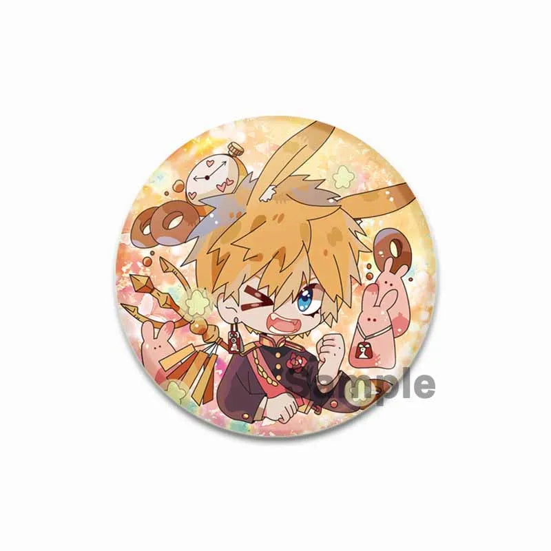 44/58mm Minamoto Kou Yashiro Nene Hanako-kun Anime Character Badge