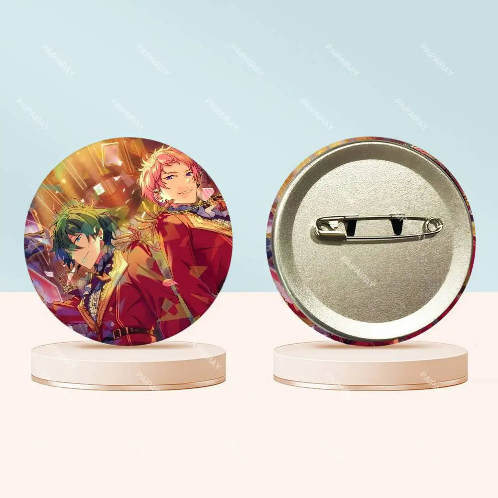 Valkyrie Shu Itsuki Mika Kagehira EnsembleStars Round Badge