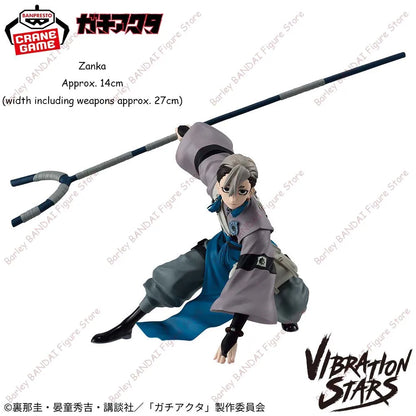 Original In Stock BANPRESTO Gachiakuta VIBRATION STARS Zanka Nijiku Rudo Anime Action Figures Model Toys Holiday Gifts For Kids