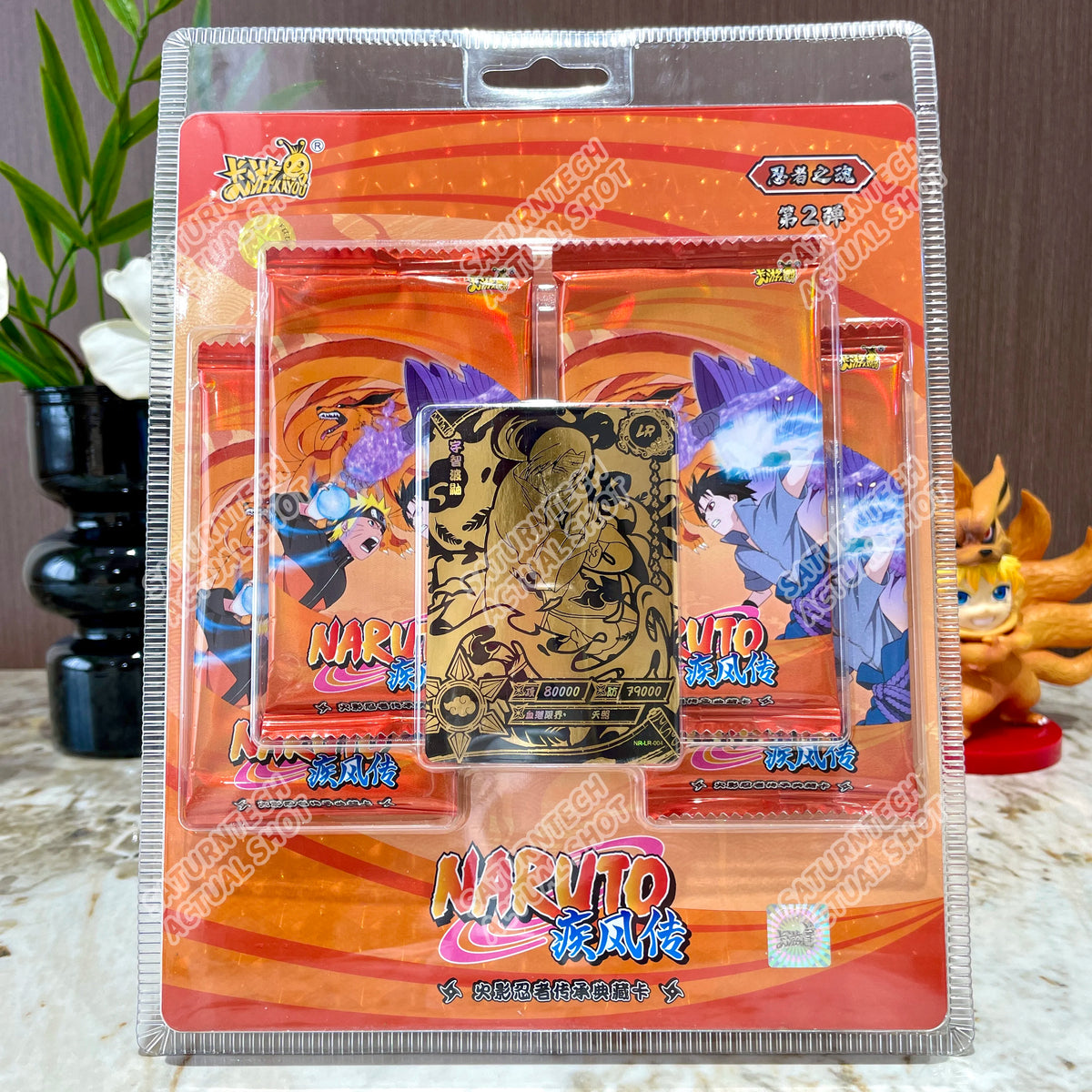 KAYOU Anime Original Naruto Card The Last Gift Box Heaven Earth Rare Sasuke Gaara SE BP SP Collection Cards Children Toy Gifts