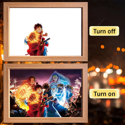 One Piece Luffy LED Frame