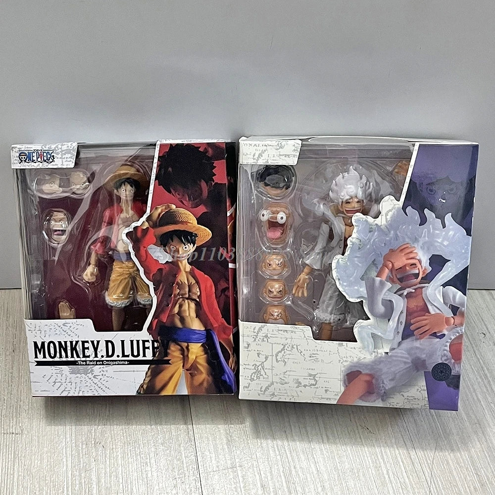 S.H.Figuarts Monkey D Luffy Figure White Nika Luffy GEAR5 SHF Figure Movable Joints Collection Model Toys Birthday Gifts