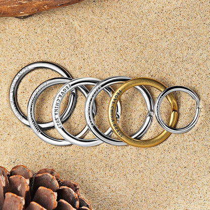 Real Titanium Alloy Key Rings Keychains Buckle Pendant Super Lightweight Man Car Keychain for Male Creativity Gift Wholesale