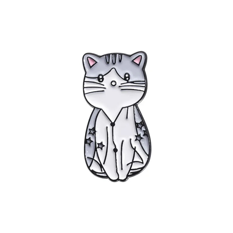 Anime Cats Penguin Enamel Pins
