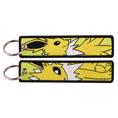 Anime Game Embroidery Keychain