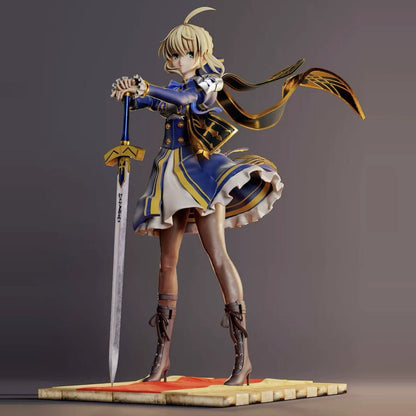 Ane Studio Saber Artoria Pendragon Figure Fate Stay Night Anime Collectible Pvc Statue Desktop Decoration For Anime Collectors