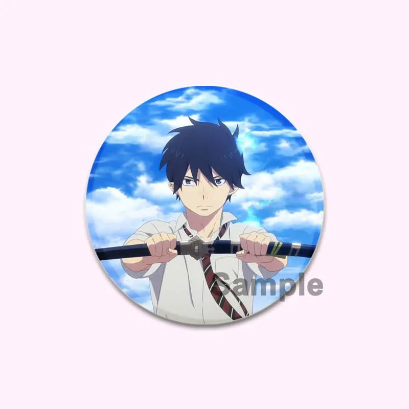 Blue Exorcist Okumura Rin Brooch Pins