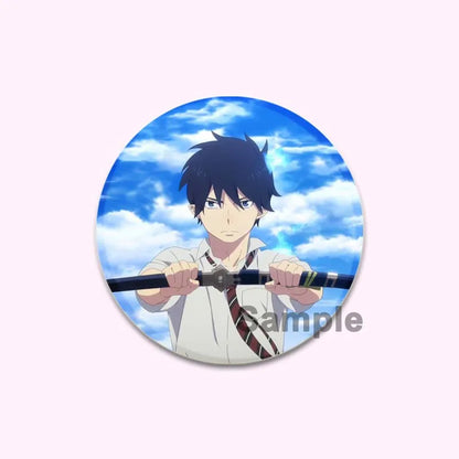 Blue Exorcist Okumura Rin Brooch Pins