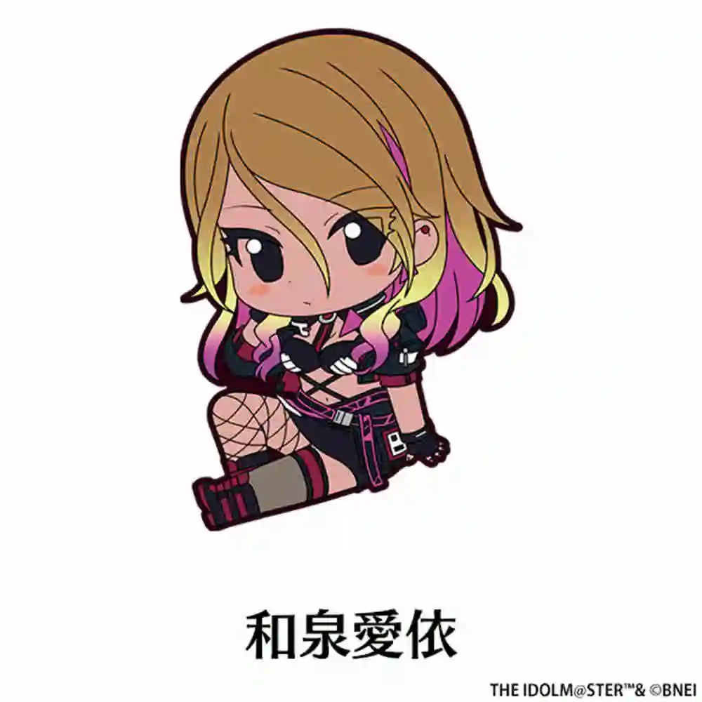 Anime Fans Gifts TTHE IDOLM@STER  Cute Kawaii HD Character Shimamura Uzuki Acrylic Keychain Decoration About 6cm