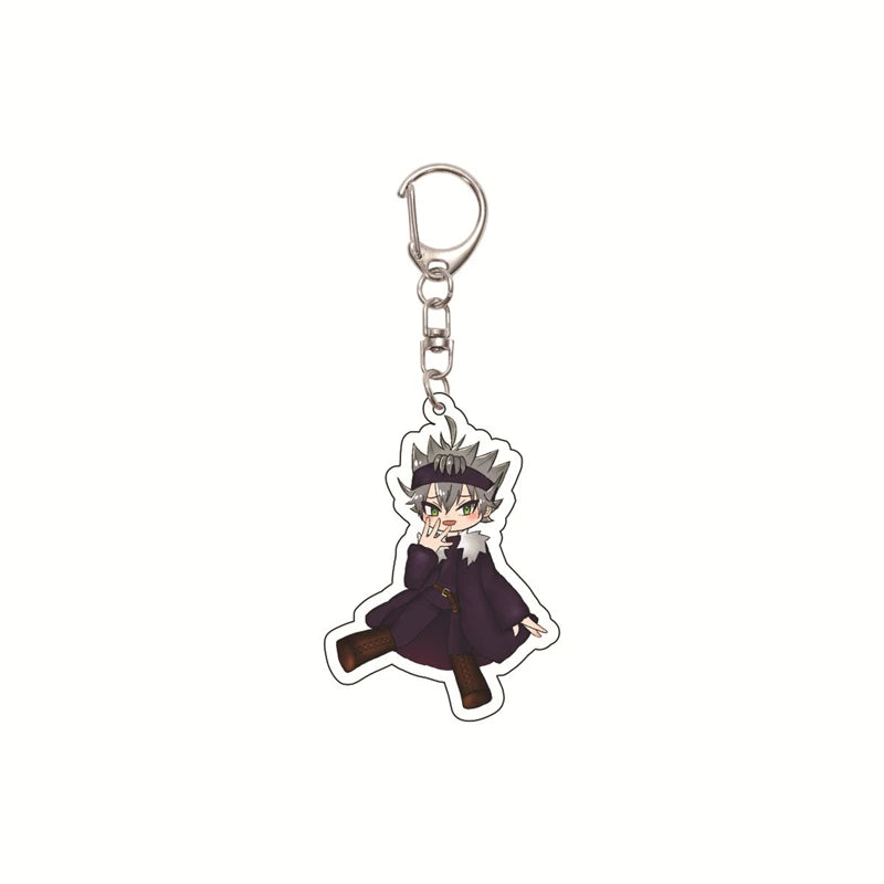 Black Clover Asta Acrylic Keychain