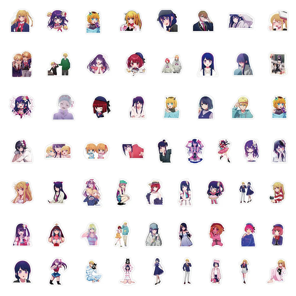 Oshi No Ko Girls Stickers