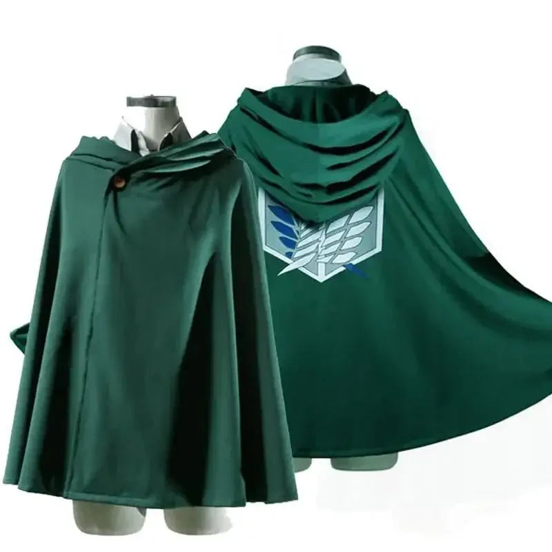Halloween Kids Anime Attack On Titan Cloak Shingeki No Kyojin Scouting Legion Cosplay Costume Cos Green Cape Mens Clothes Women