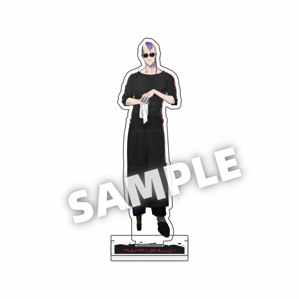 Anime Slow Damage cute 15CM acrylic keychains Model Figure figurine
