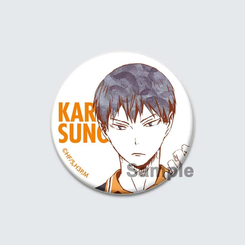 Haikyuu!! Anime Button Pins