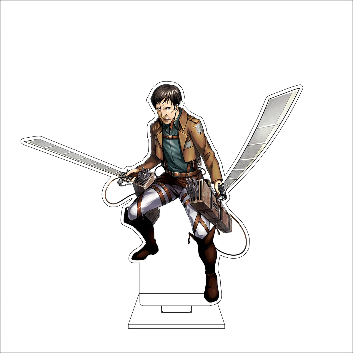 16CM Anime Attack on Titan Cosplay Acrylic Figure Stand Plate Jean Kirstein Hange Zoe Rivaille Ackerman Ornaments Gifts