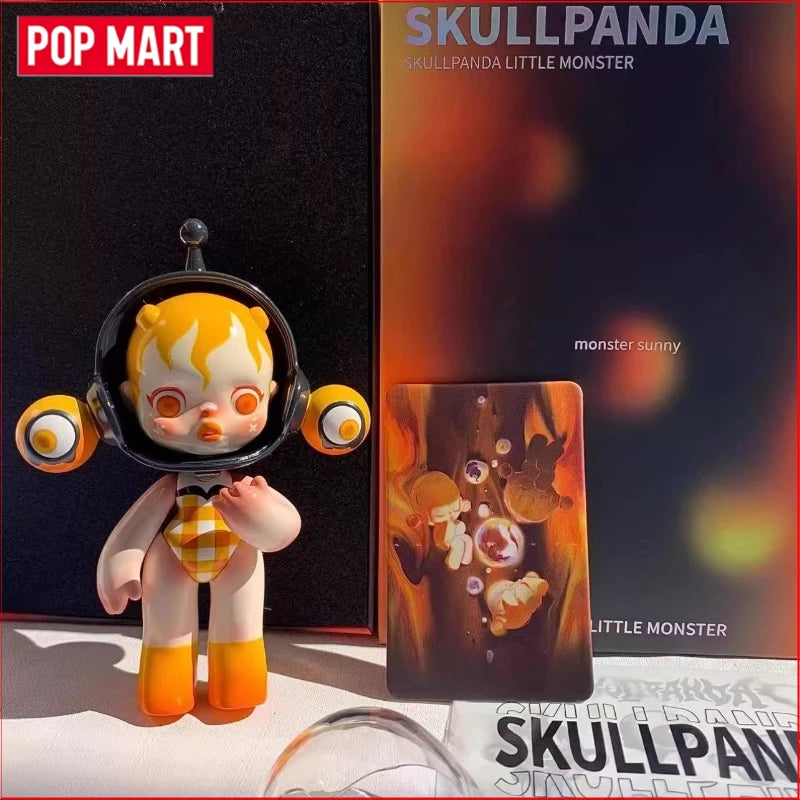 Pop Mart Skullpanda Bjd Nana Figures Baby Series Flower Blooming Figure Pink Green SP Art Toy Limited Dolls Surprise Toy Gift