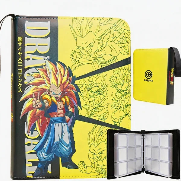 400pcs/900pcs Anime Dragon Ball Vegeta Folder Binder card Holder Game Cards Album Book Collection Cards Storage bag Kids Gifts