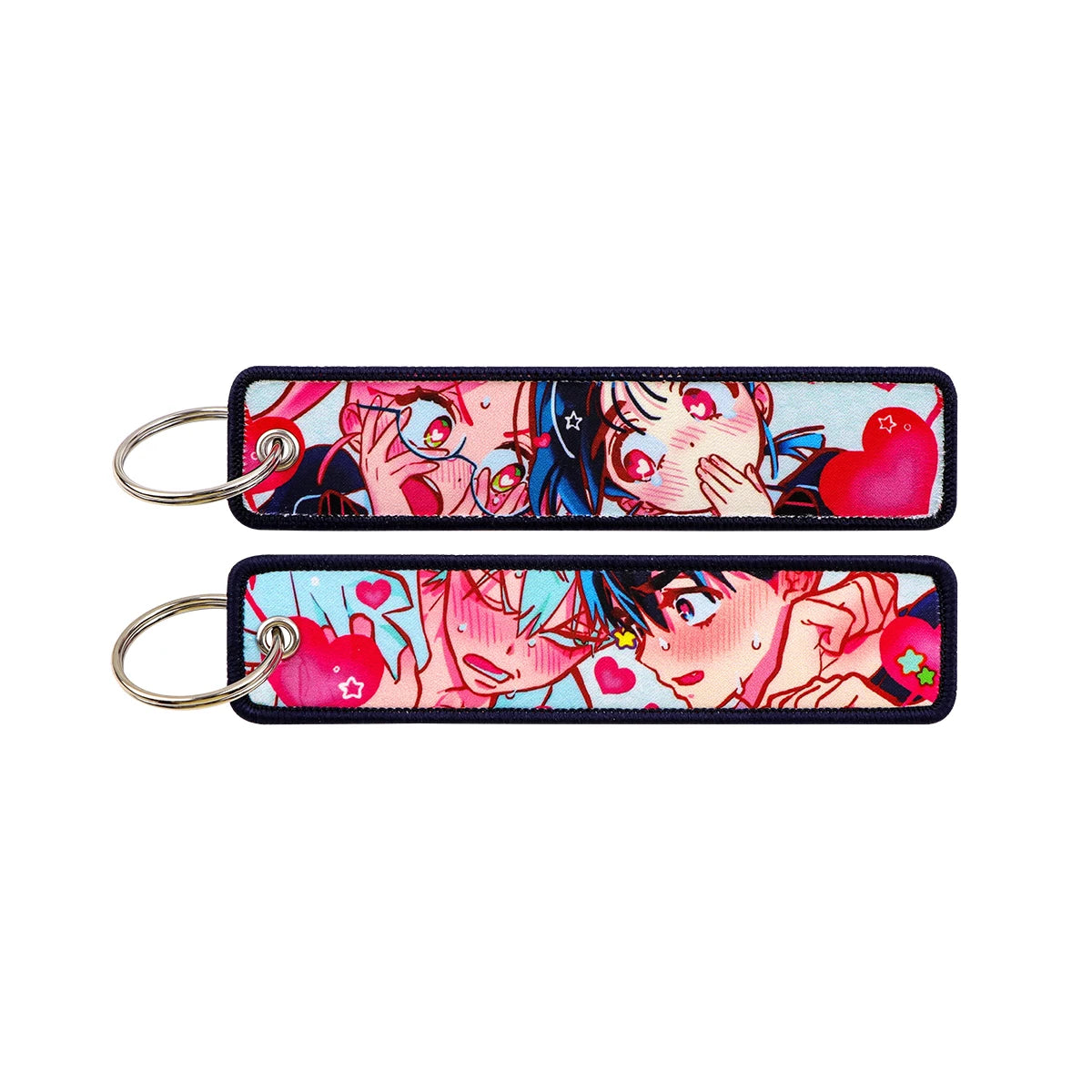 Anime Character Embroidery Keychain