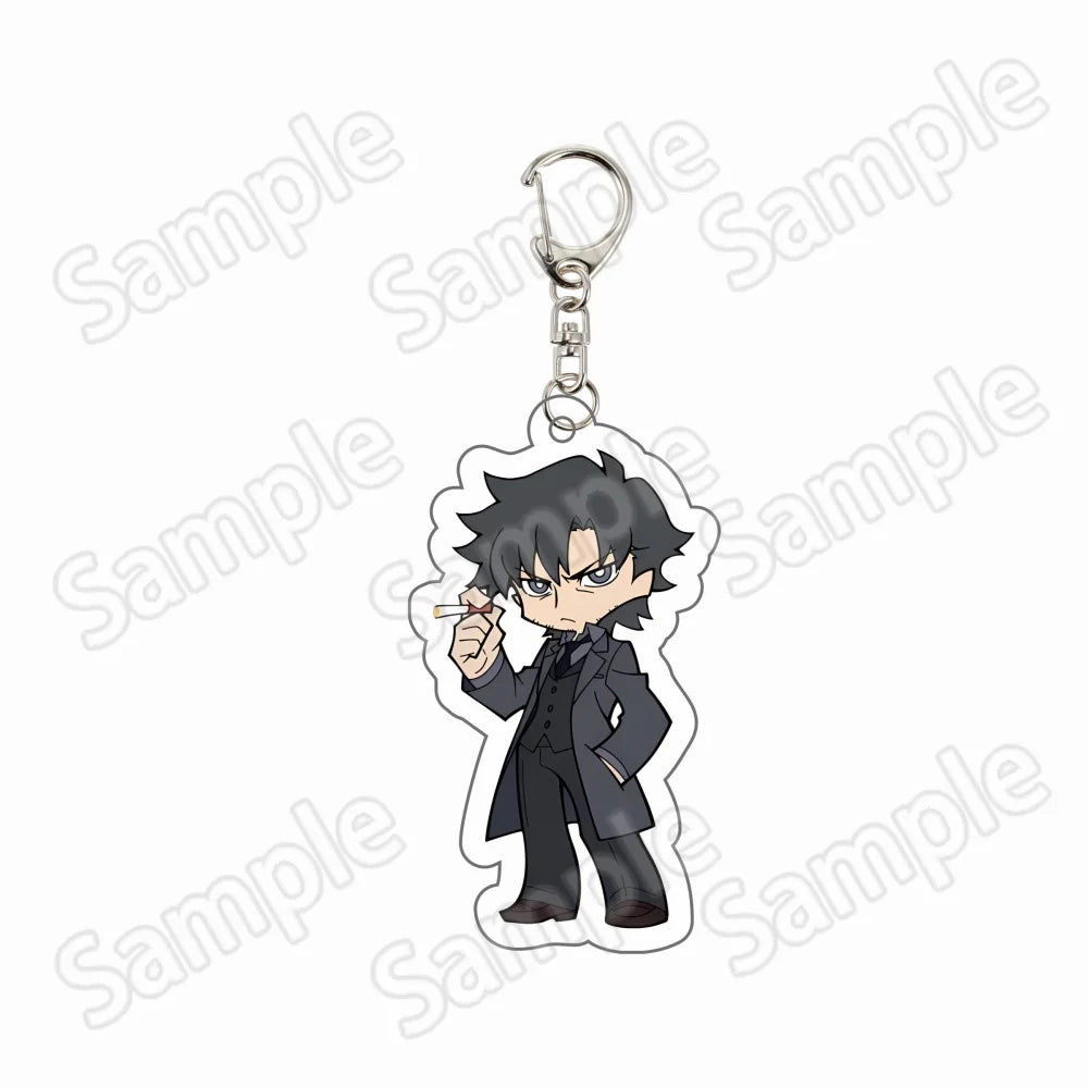 Anime Game Fate Grand Order FGO Saber Gilgamesh Mash Merlin Enkidu Ishtar Jeanne Ereshkigal Acrylic Keychain Keyring Pendant