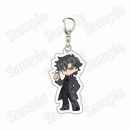 Anime Game Fate Grand Order FGO Saber Gilgamesh Mash Merlin Enkidu Ishtar Jeanne Ereshkigal Acrylic Keychain Keyring Pendant